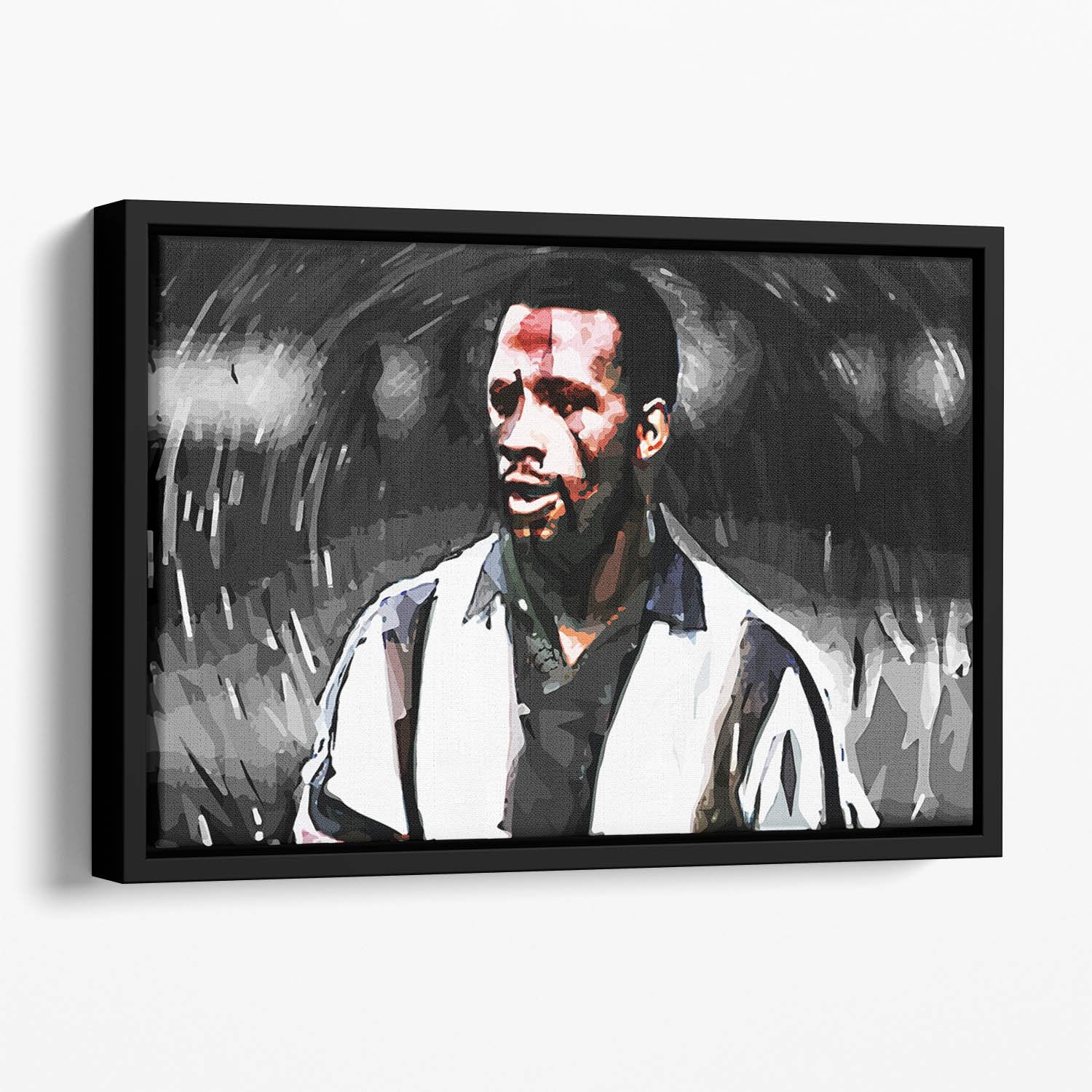 Cyrille Regis Floating Framed Canvas
