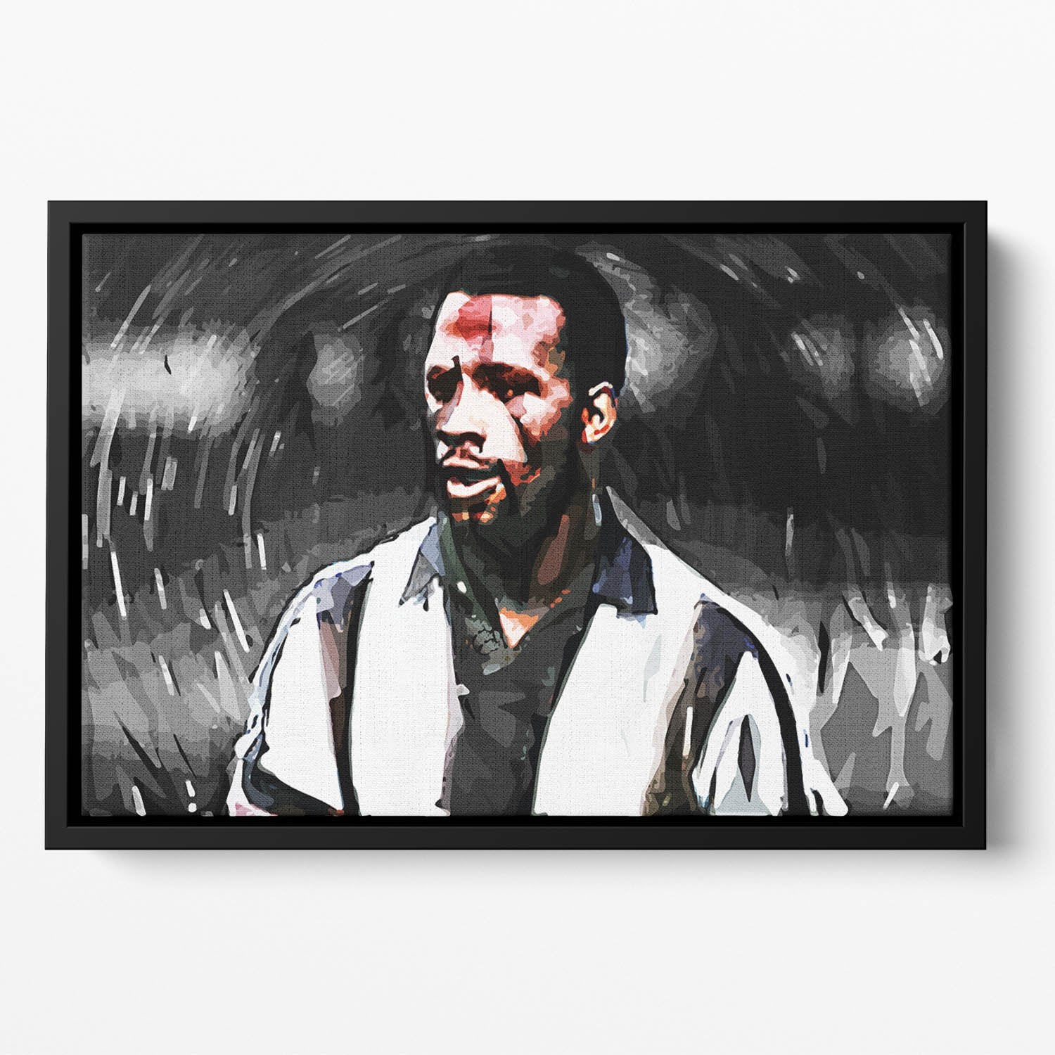 Cyrille Regis Floating Framed Canvas