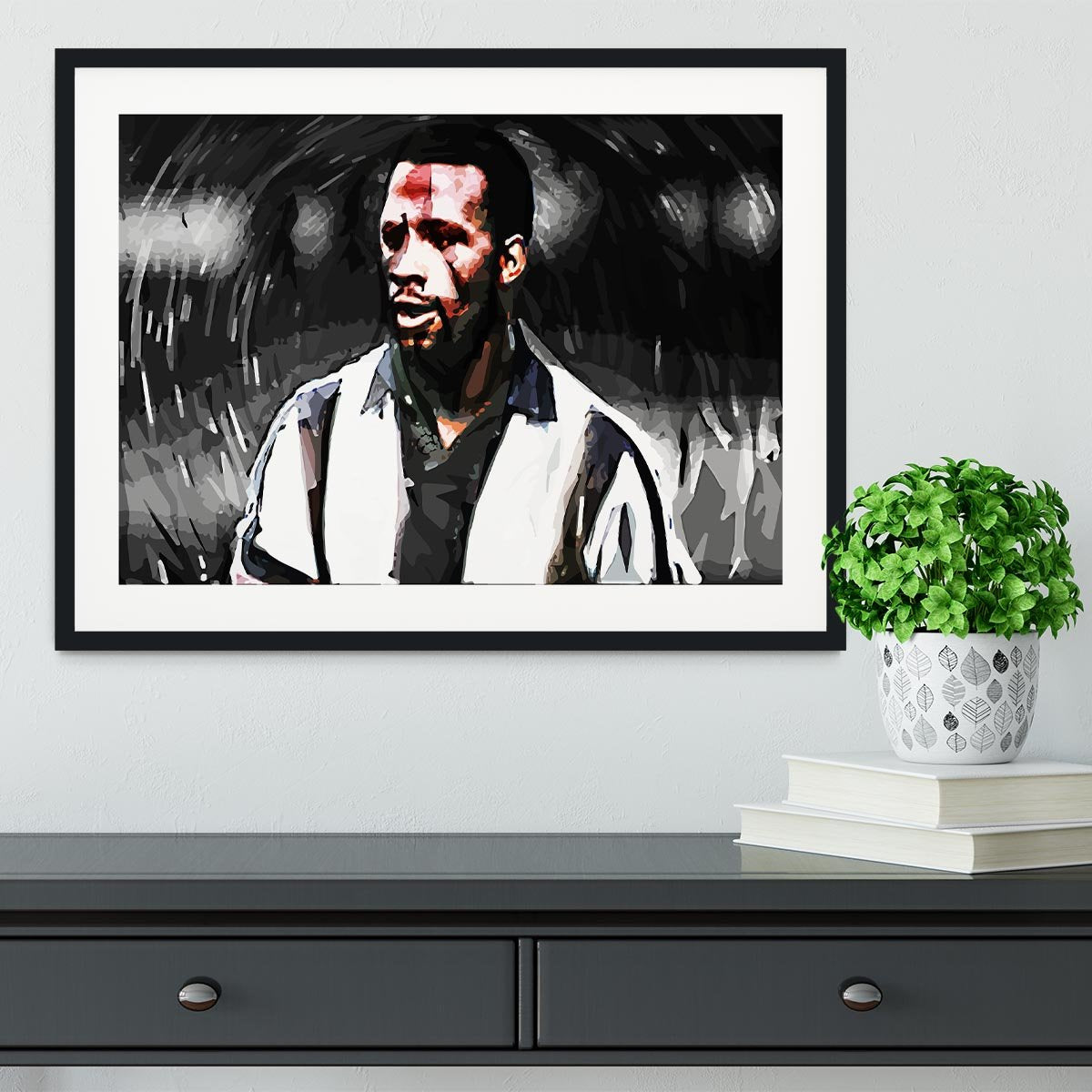 Cyrille Regis Framed Print - Canvas Art Rocks - 1