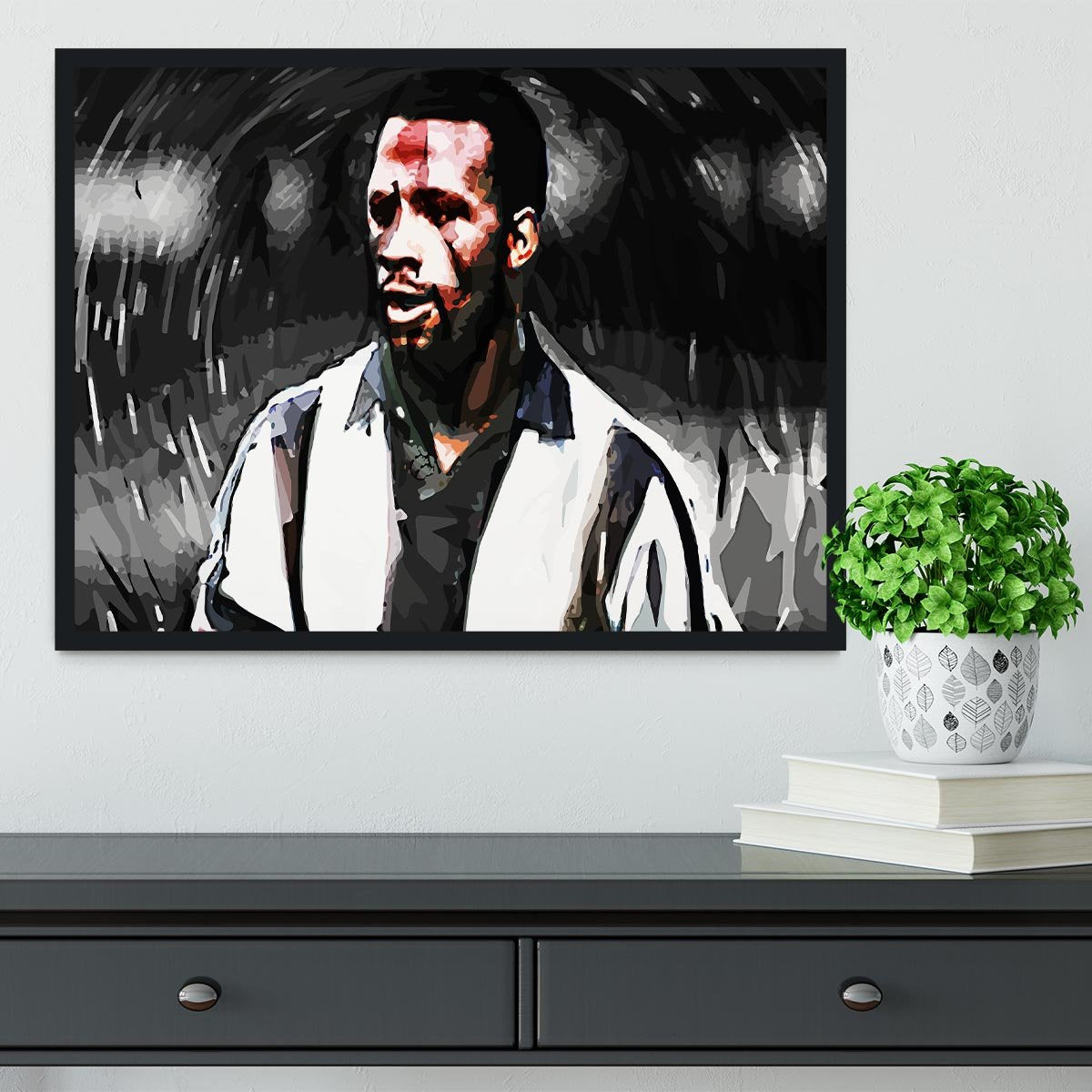 Cyrille Regis Framed Print - Canvas Art Rocks - 2