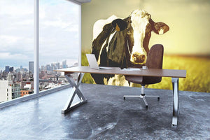 Dairy cow on the countryside Wall Mural Wallpaper - Canvas Art Rocks - 3