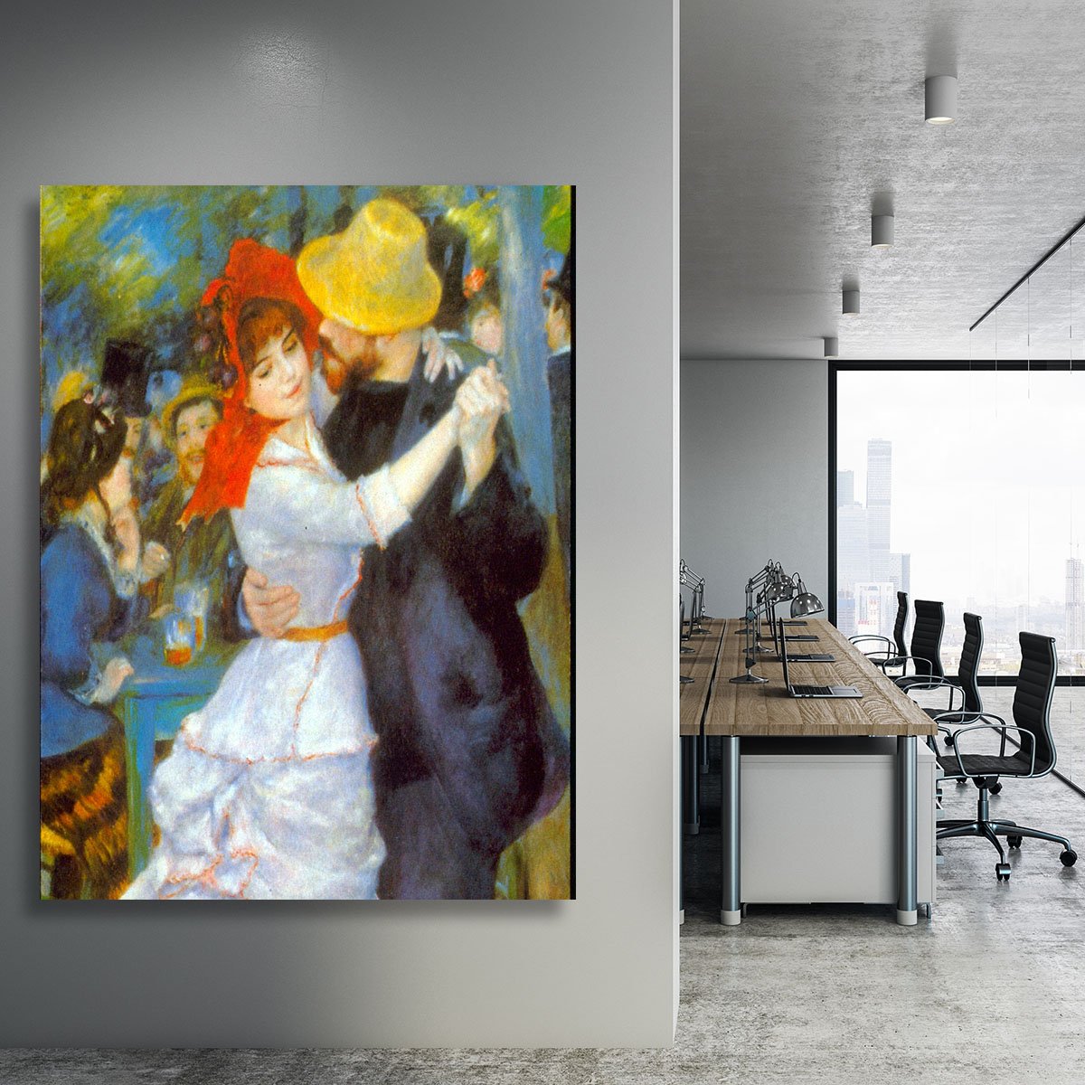 Dance at Bougival by Renoir Canvas Print or Poster