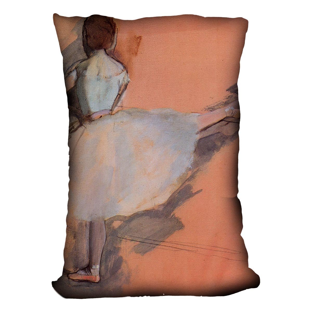 Dancer at the bar 1 by Degas Cushion