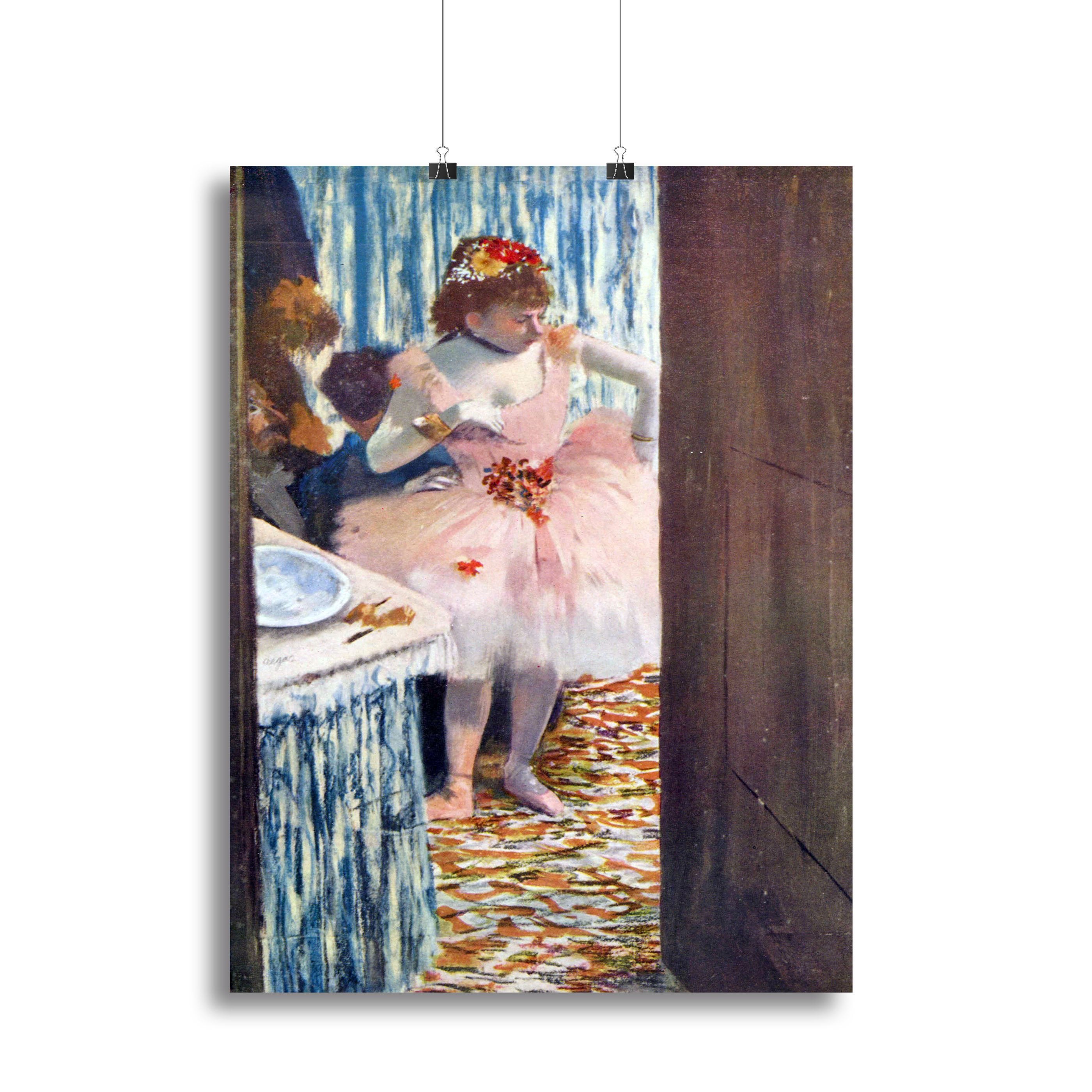 Dancer in the Loge by Degas Canvas Print or Poster