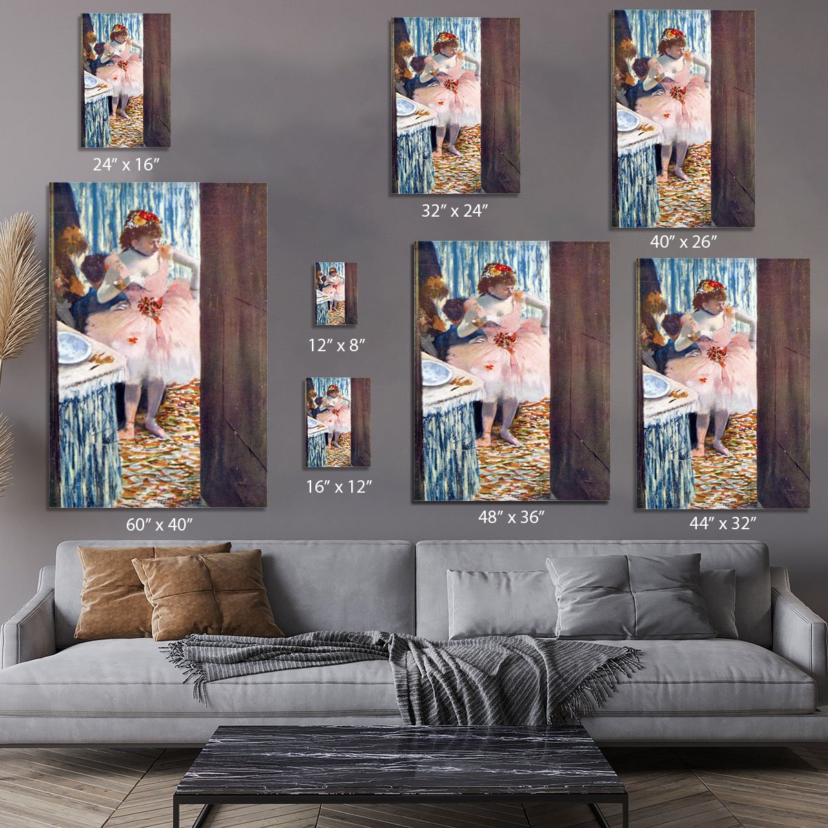 Dancer in the Loge by Degas Canvas Print or Poster