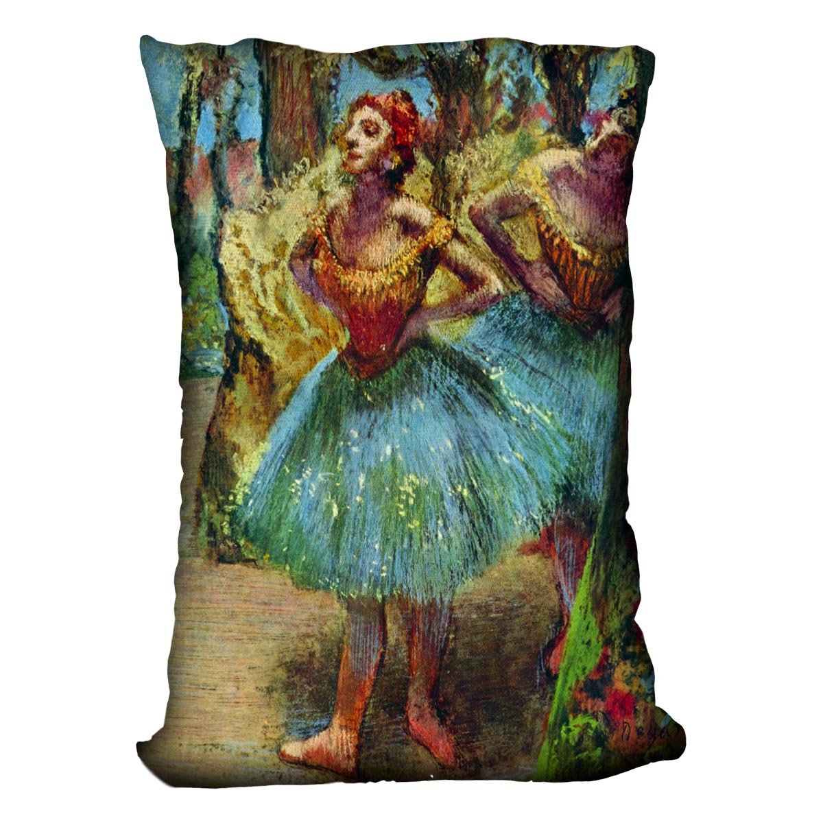 Dancers 2 by Degas Cushion