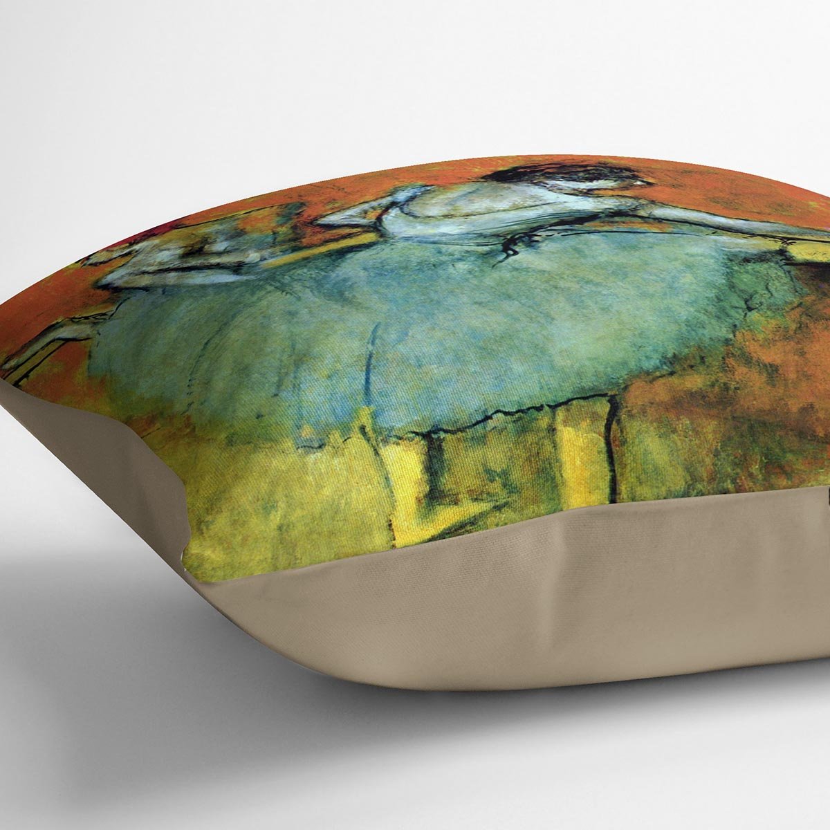 Dancers at the bar 1 by Degas Cushion