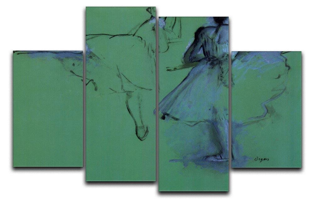 Dancers at the bar 2 by Degas 4 Split Panel Canvas - Canvas Art Rocks - 1