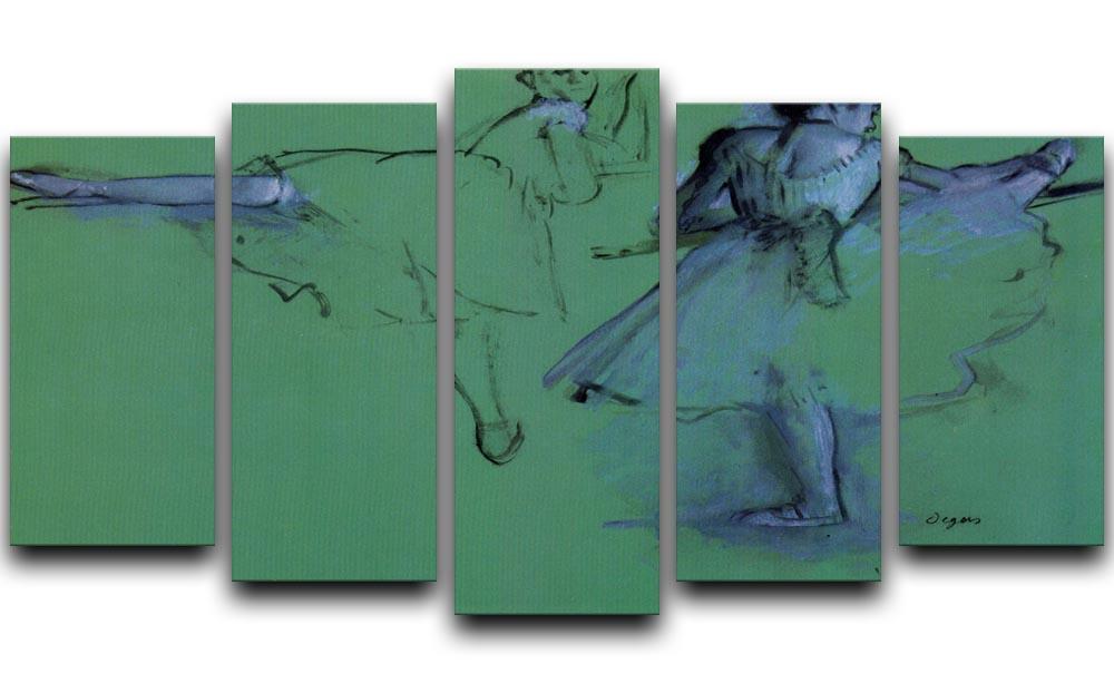 Dancers at the bar 2 by Degas 5 Split Panel Canvas - Canvas Art Rocks - 1