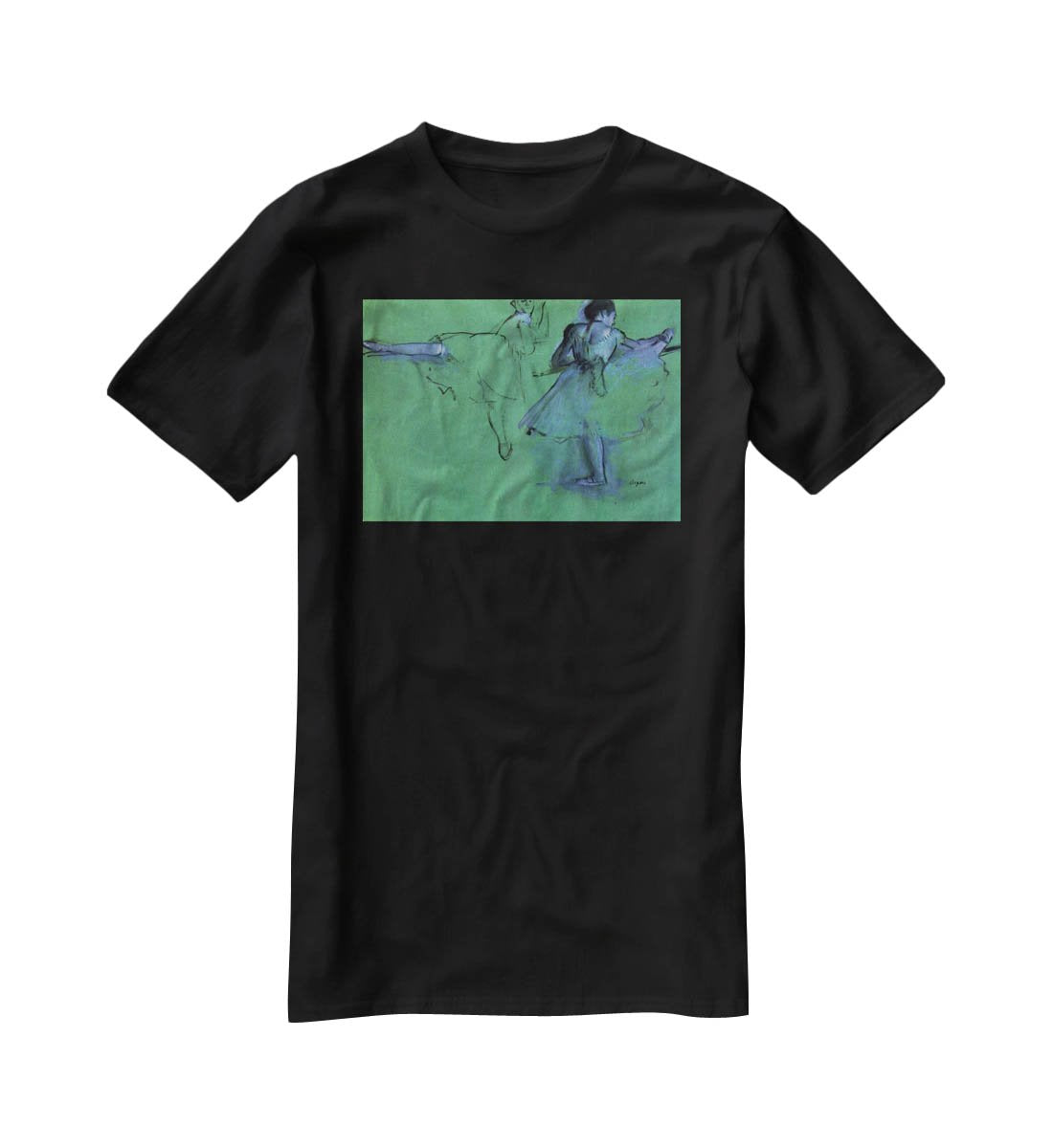 Dancers at the bar 2 by Degas T-Shirt - Canvas Art Rocks - 1