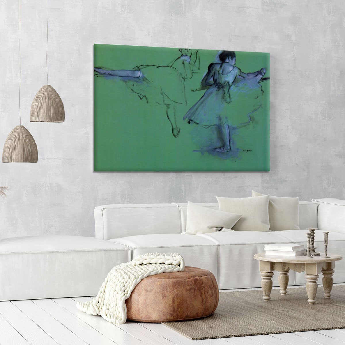 Dancers at the bar 2 by Degas Canvas Print or Poster