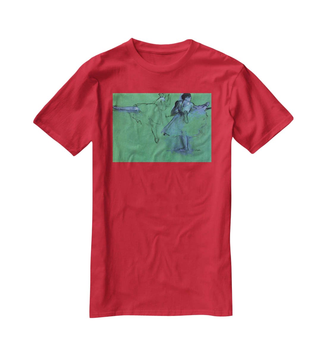 Dancers at the bar 2 by Degas T-Shirt - Canvas Art Rocks - 4