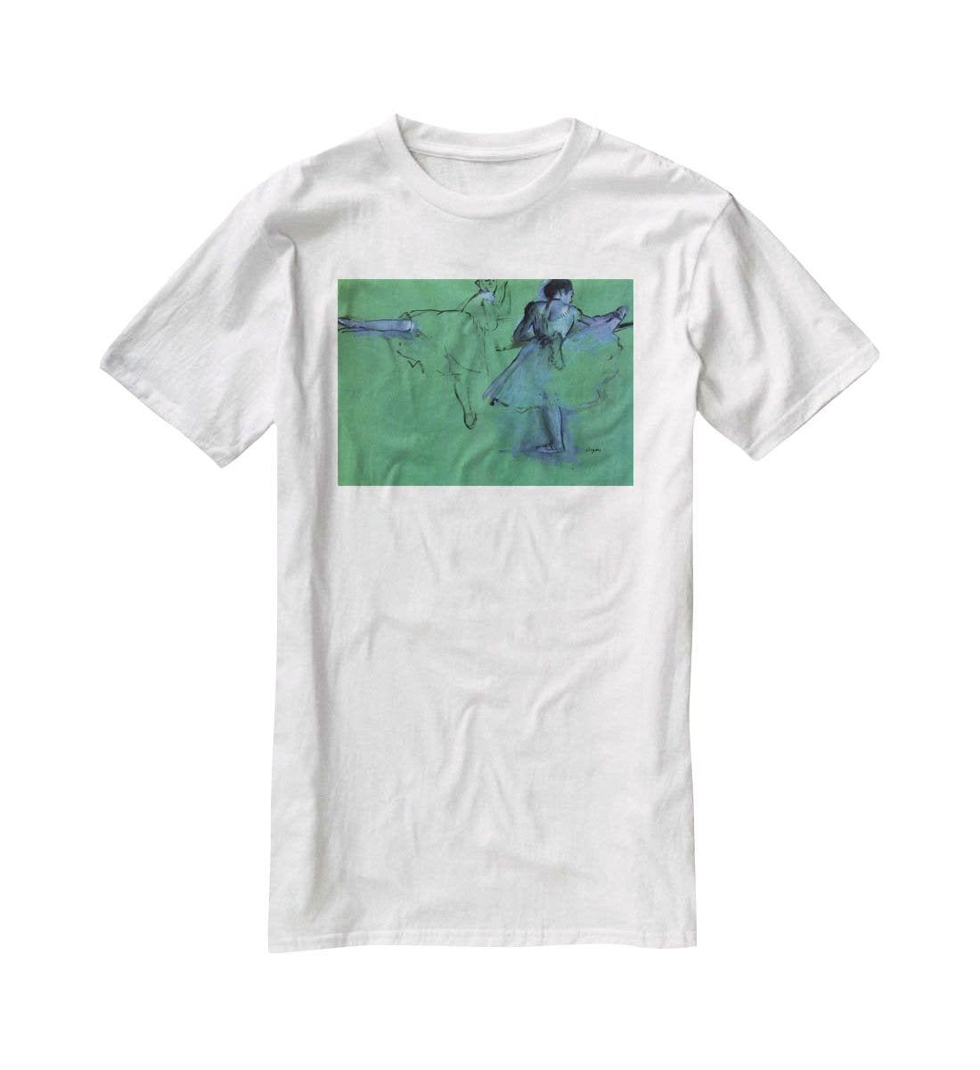 Dancers at the bar 2 by Degas T-Shirt - Canvas Art Rocks - 5