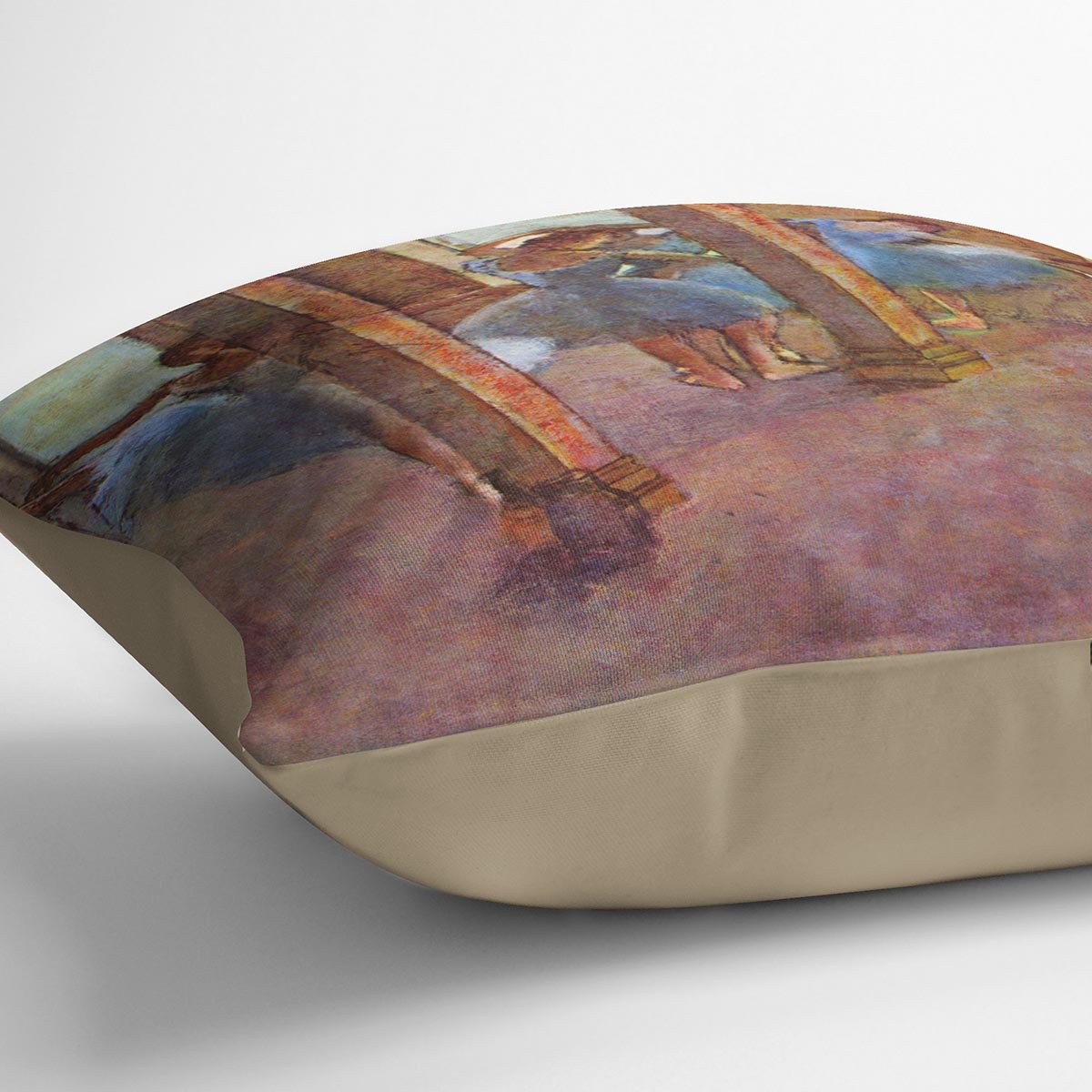Dancers in the Foyer by Degas Cushion
