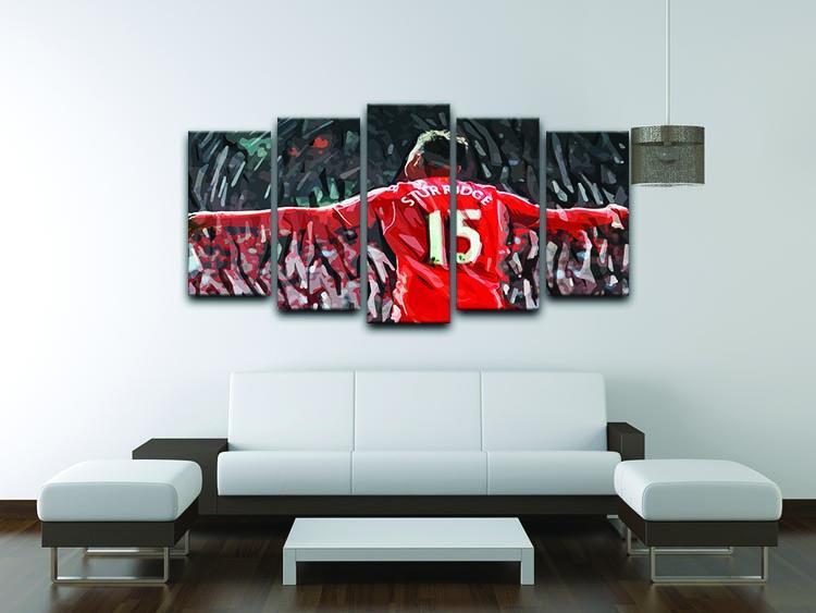 Daniel Sturridge 5 Split Panel Canvas - Canvas Art Rocks - 3