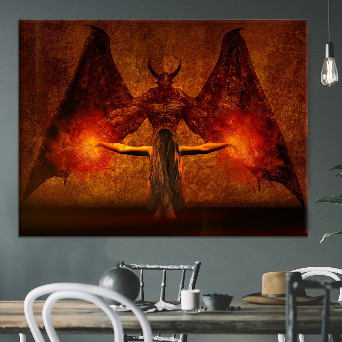 Dark Art Canvas Print or Poster