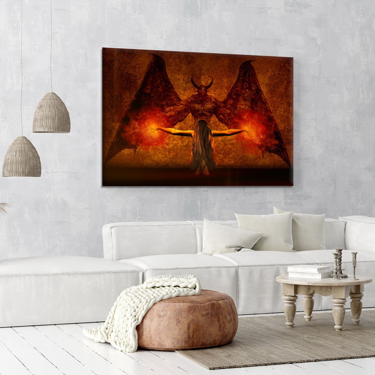 Dark Art Canvas Print or Poster