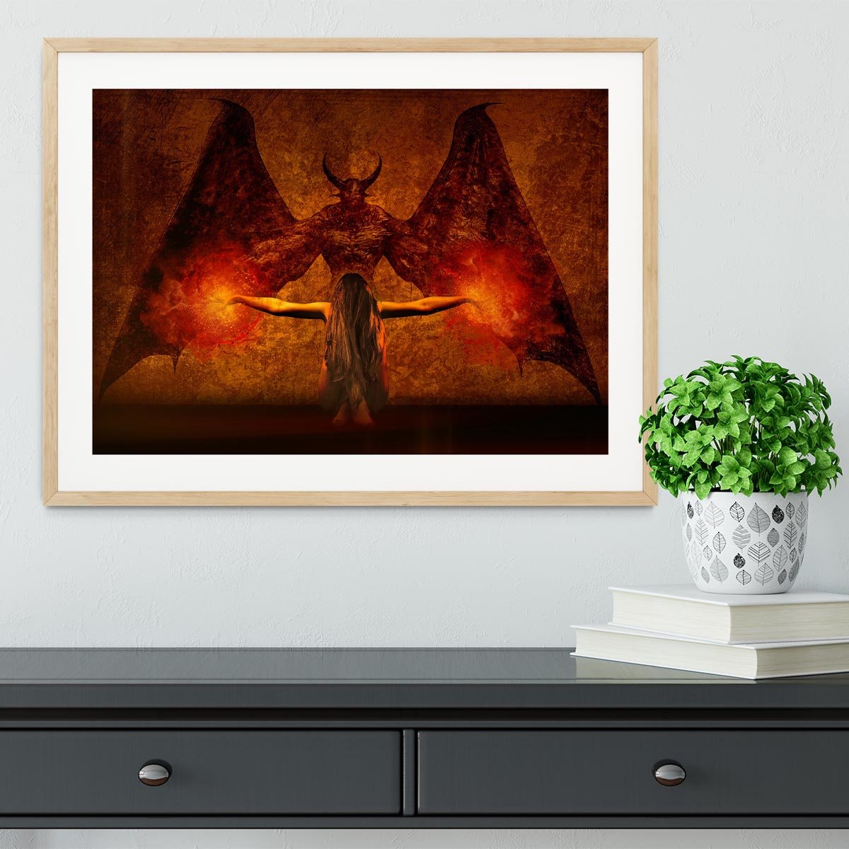 Dark Art Framed Print - Canvas Art Rocks - 3