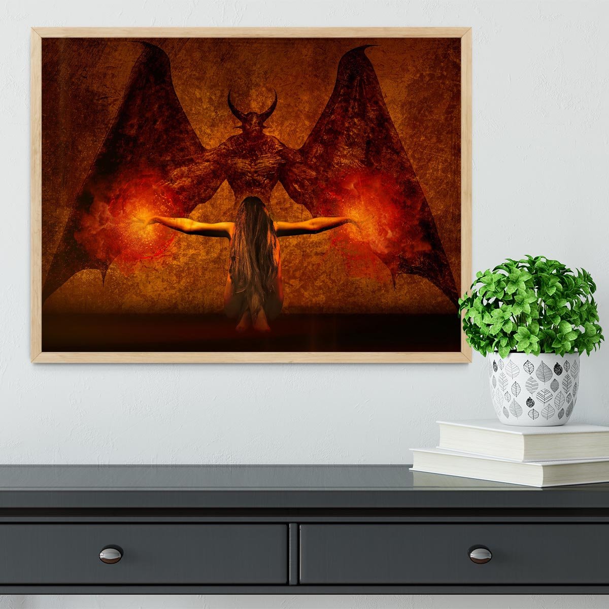 Dark Art Framed Print - Canvas Art Rocks - 4