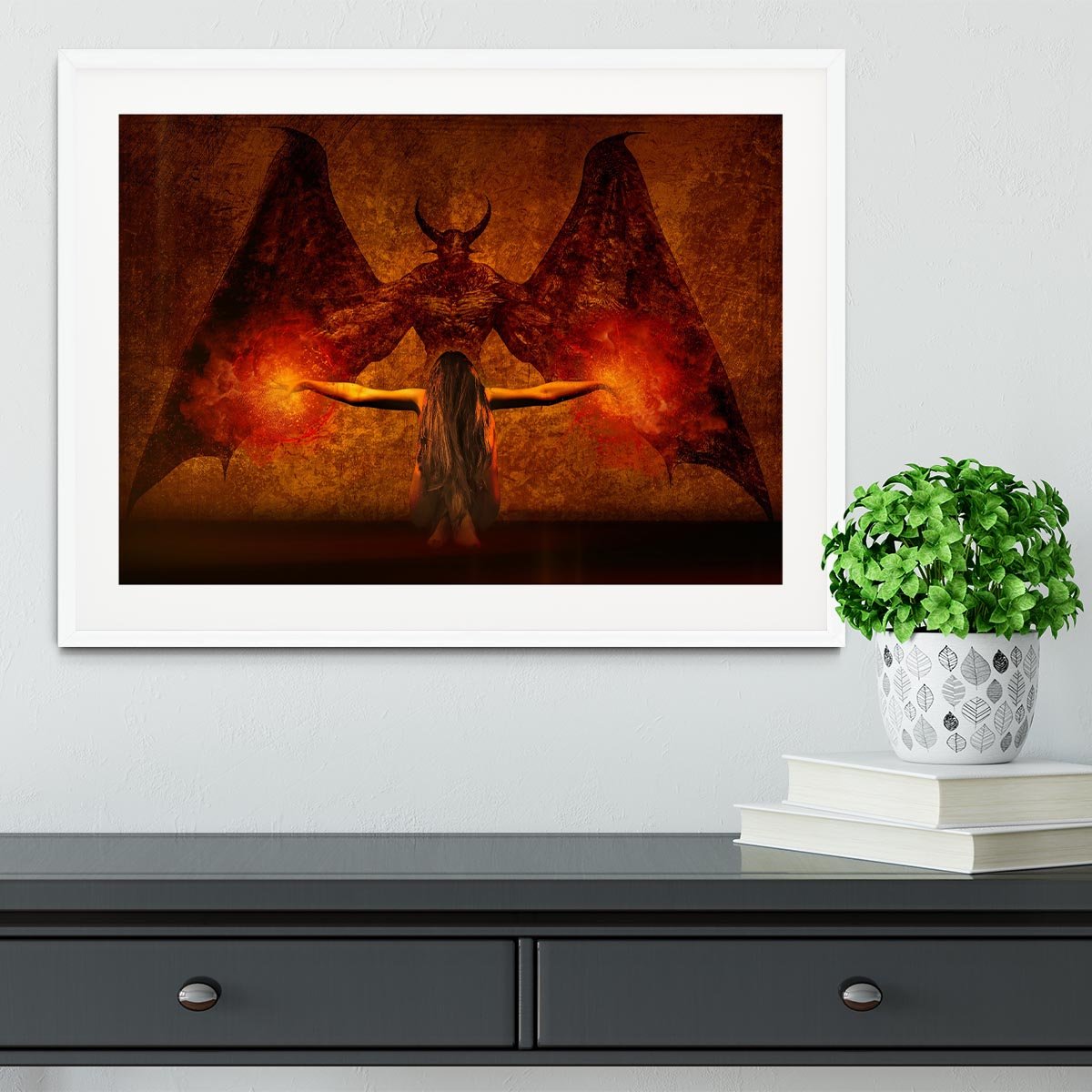 Dark Art Framed Print - Canvas Art Rocks - 5