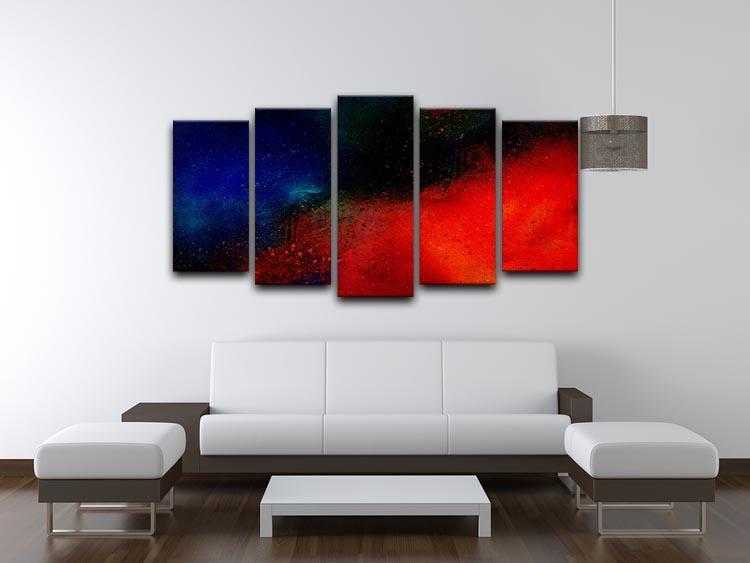Dark Mist 5 Split Panel Canvas - Canvas Art Rocks - 3
