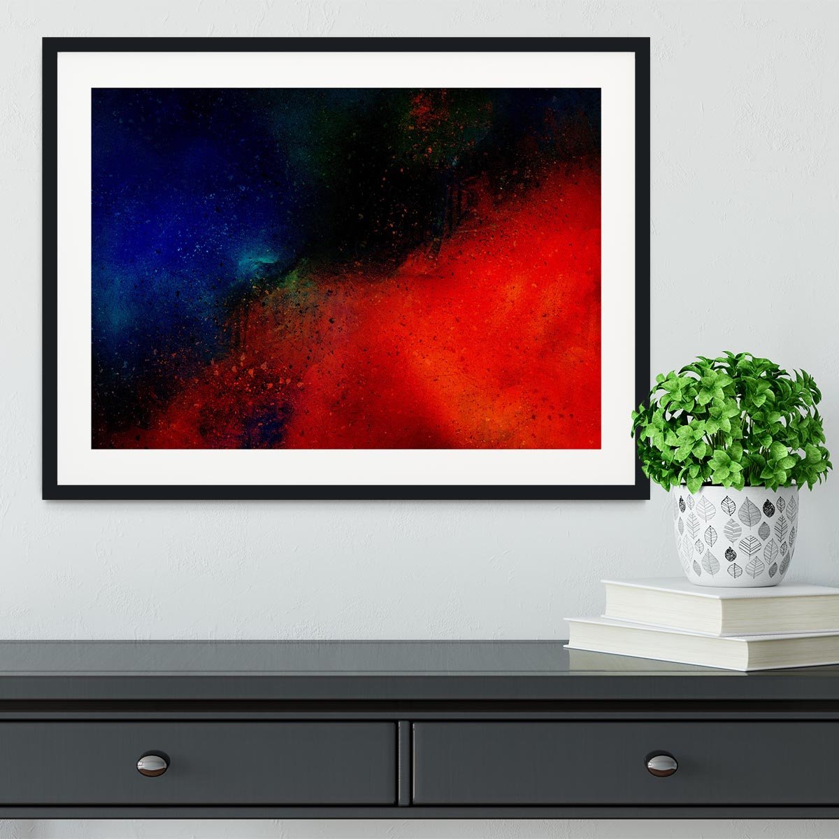 Dark Mist Framed Print - Canvas Art Rocks - 1