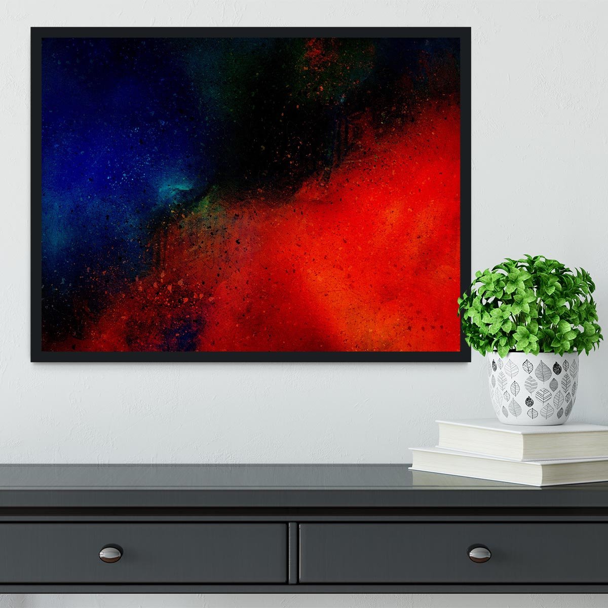 Dark Mist Framed Print - Canvas Art Rocks - 2