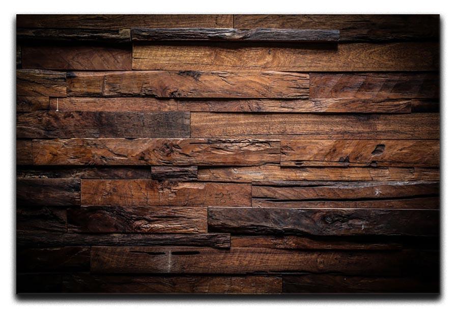 Dark wood texture Canvas Print or Poster - Canvas Art Rocks - 1