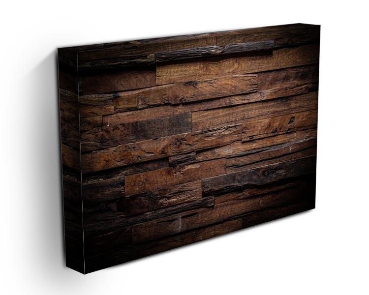 Dark wood texture Canvas Print or Poster - Canvas Art Rocks - 3