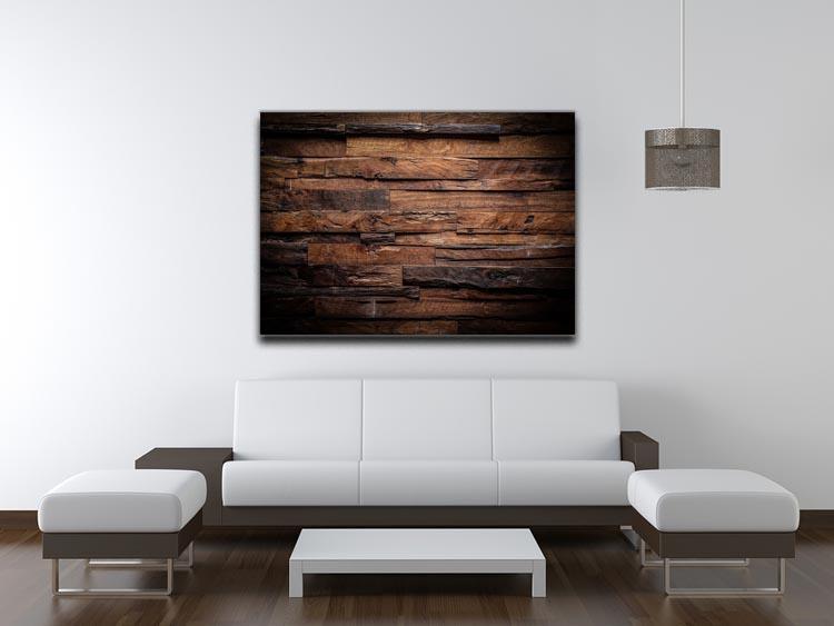 Dark wood texture Canvas Print or Poster - Canvas Art Rocks - 4