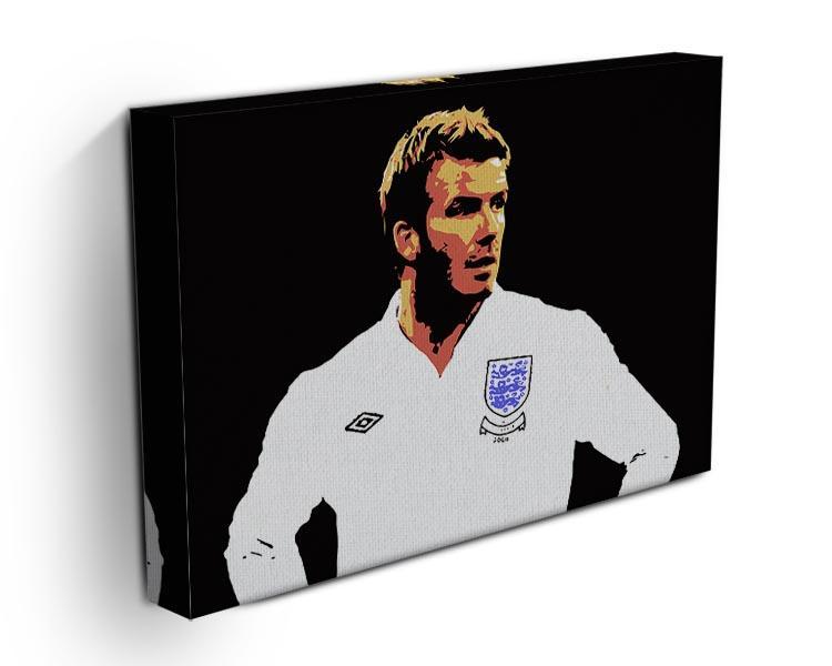 David Beckham Pop Art Canvas Print or Poster - Canvas Art Rocks - 3