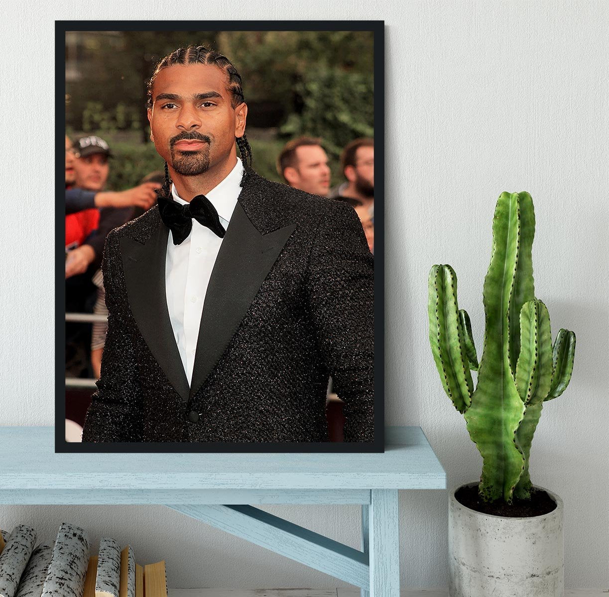 David Haye Framed Print - Canvas Art Rocks - 2