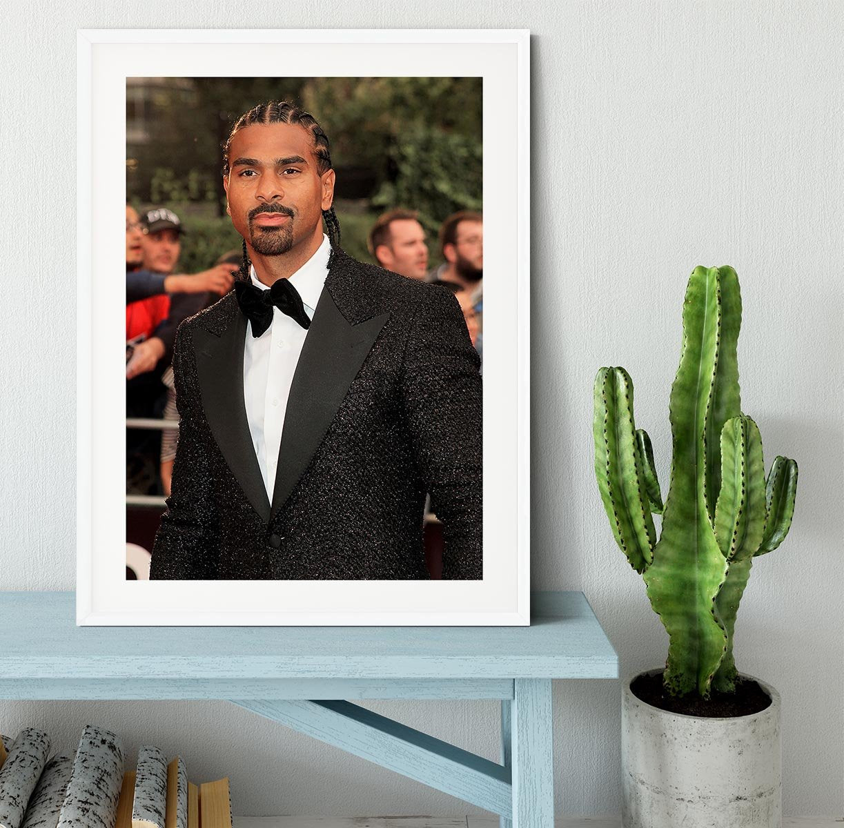 David Haye Framed Print - Canvas Art Rocks - 5