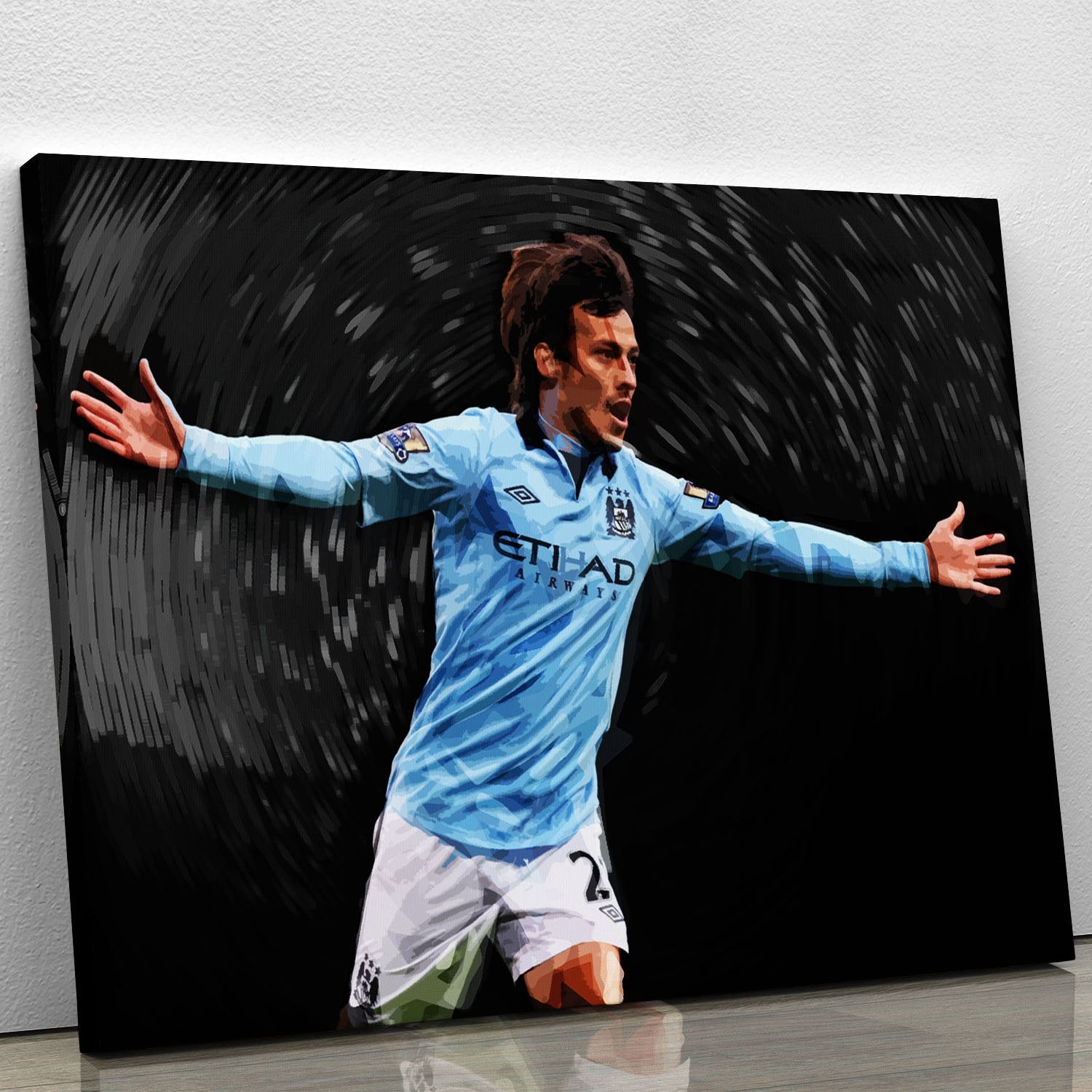 David Silva Manchester City Canvas Print or Poster