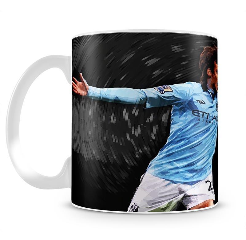 David Silva Manchester City Mug - Canvas Art Rocks - 2