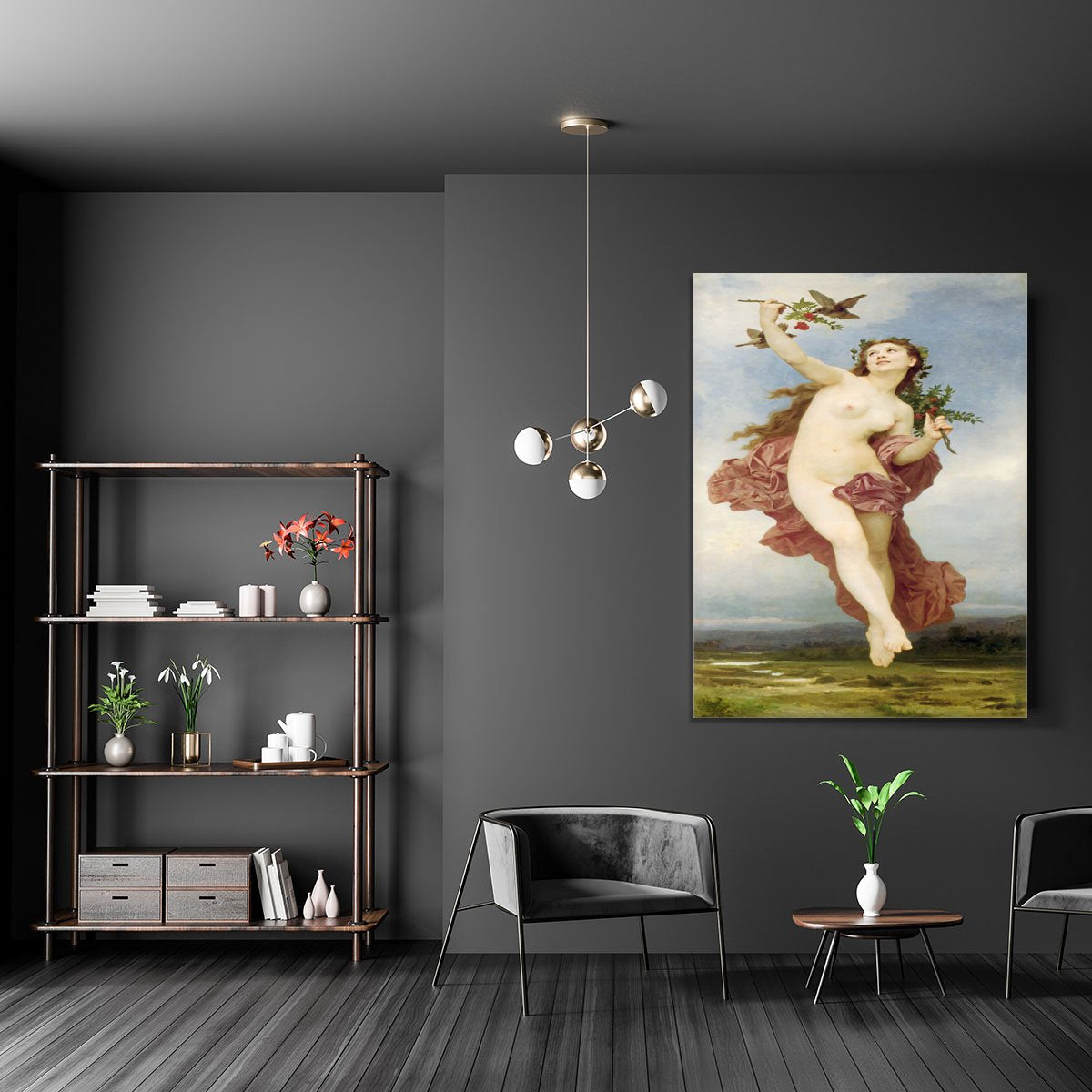 Day By Bouguereau Canvas Print or Poster