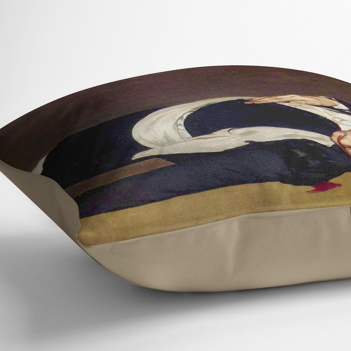 Dead Torero by Manet Throw Pillow