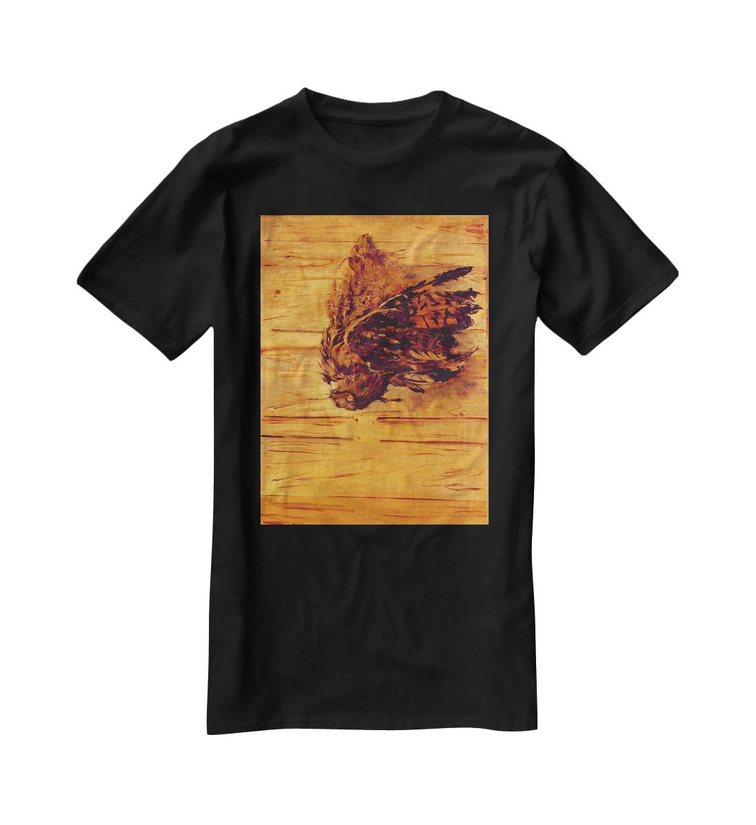 Dead Uhu by Manet T-Shirt - Canvas Art Rocks - 1