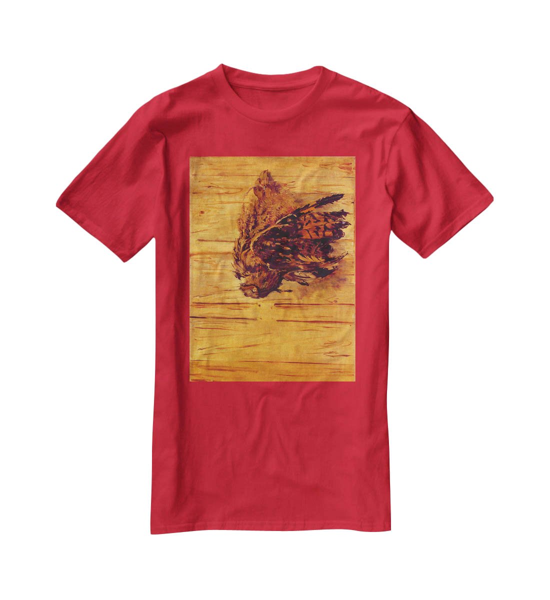 Dead Uhu by Manet T-Shirt - Canvas Art Rocks - 4