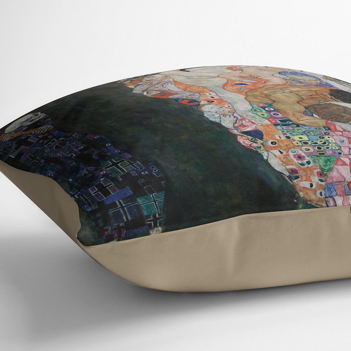 Death and Life by Klimt 2 Throw Pillow
