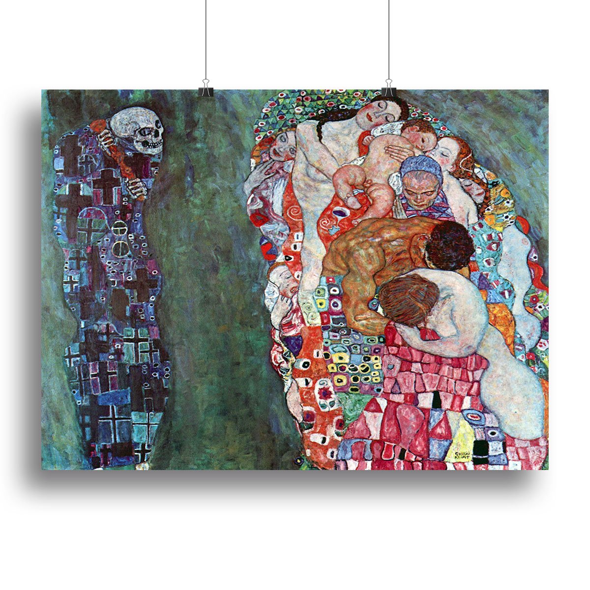 Death and Life by Klimt Canvas Print or Poster