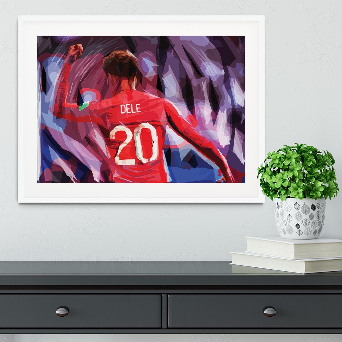 Dele Alli England Celebration Framed Print - Canvas Art Rocks - 5