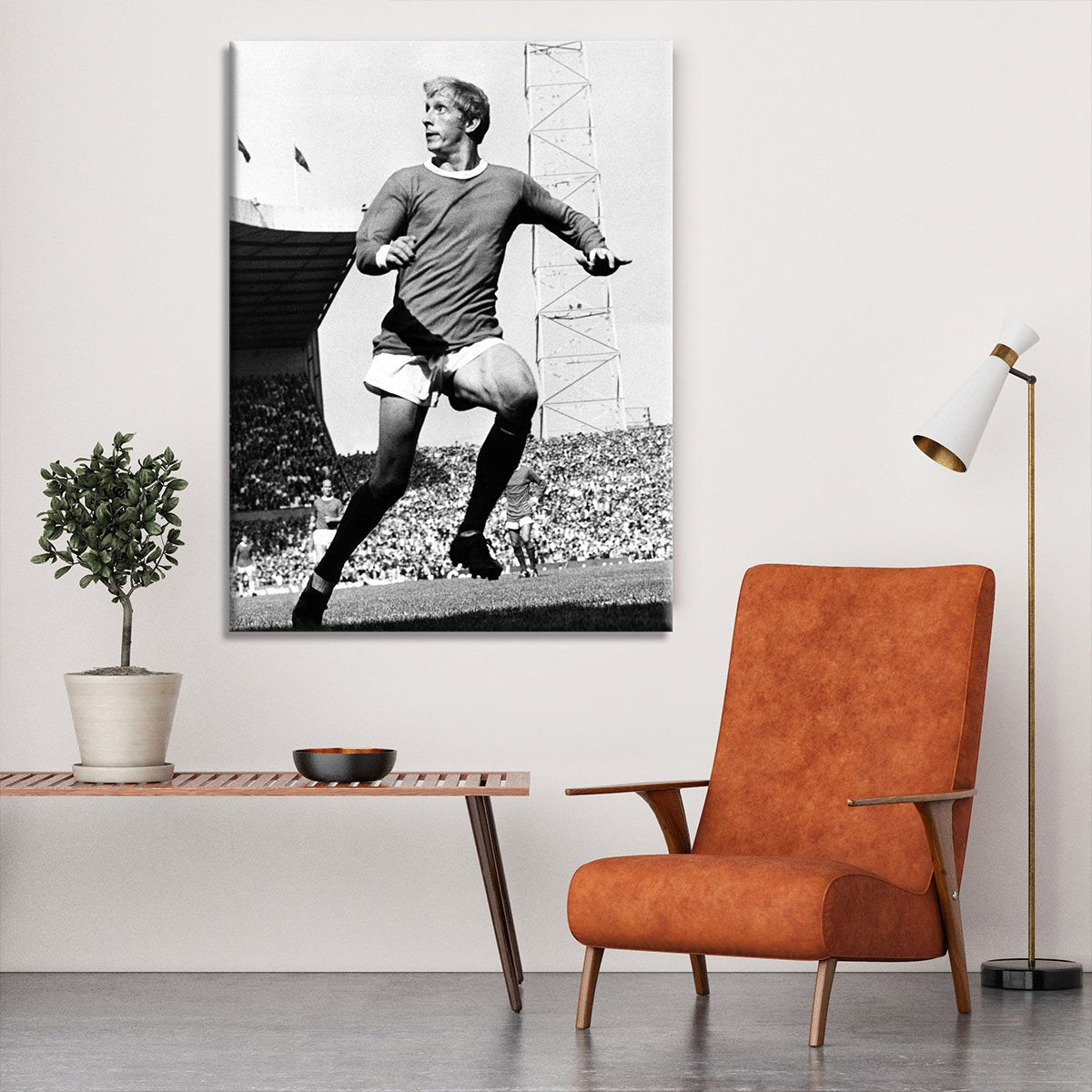 Denis Law 1969 Canvas Print or Poster