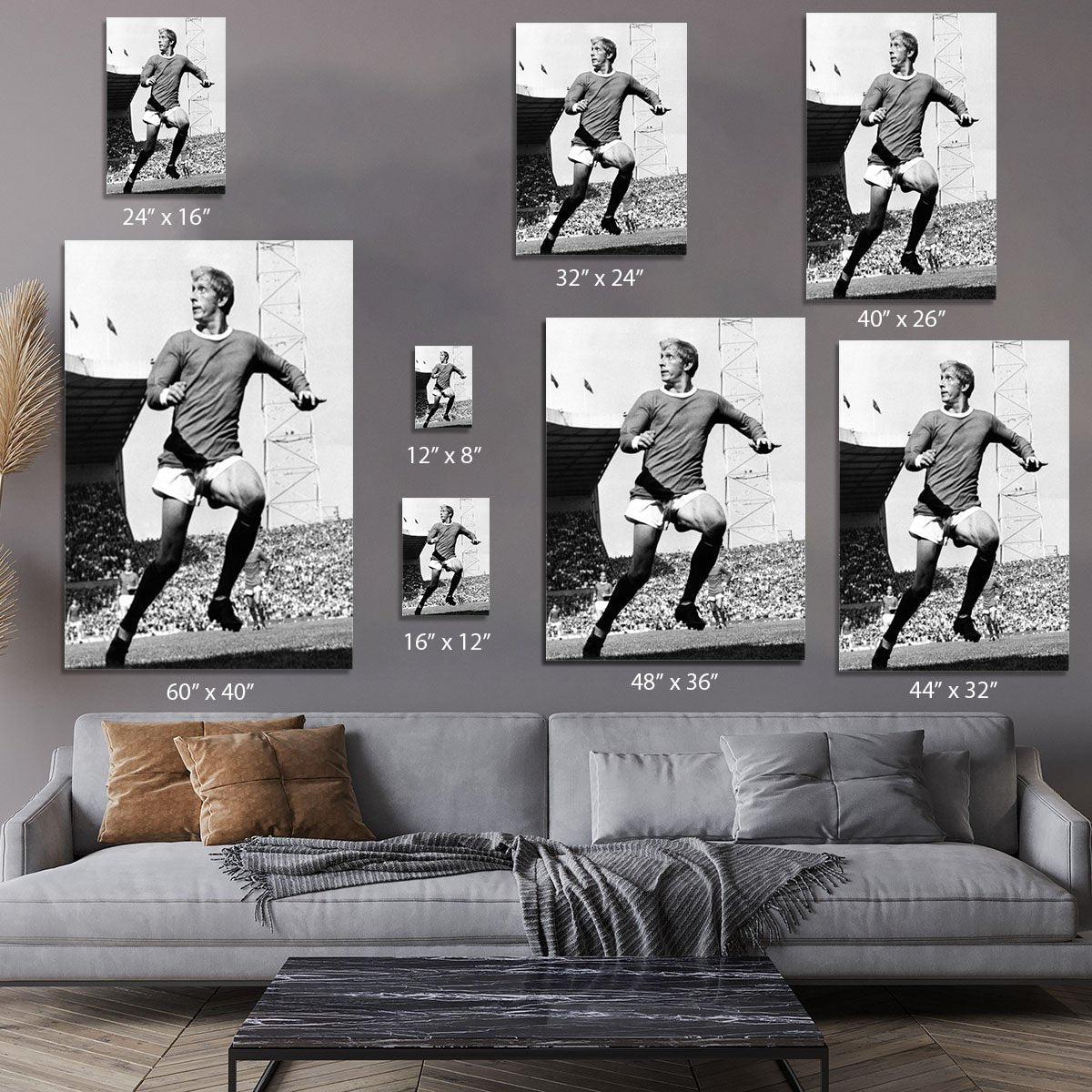 Denis Law 1969 Canvas Print or Poster