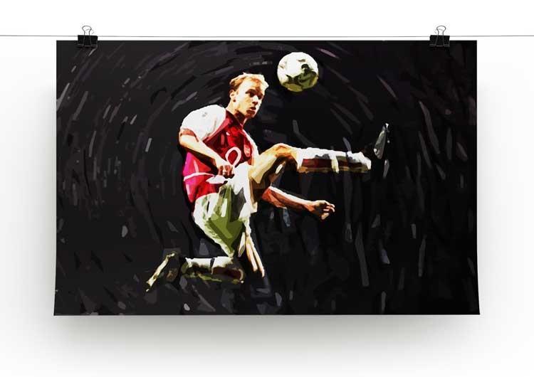 Dennis Bergkamp Print - Canvas Art Rocks - 2