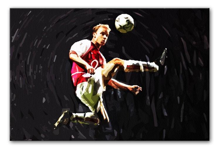 Dennis Bergkamp Print - Canvas Art Rocks - 1