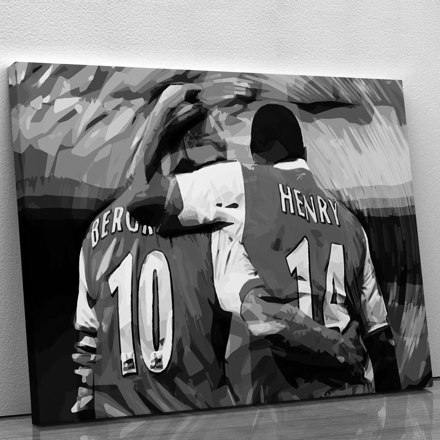 Dennis Bergkamp and Thierry Henry Canvas Print or Poster