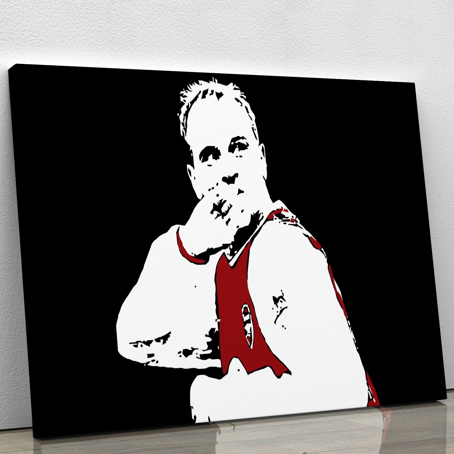 Dennis Bergkamp Close Up Canvas Print or Poster