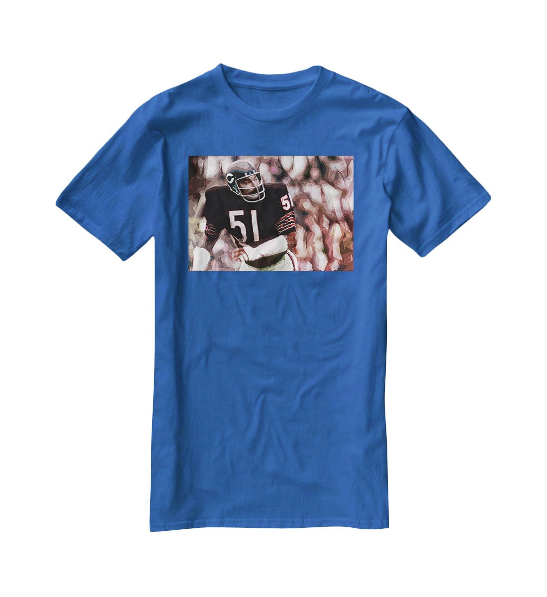 Dick Butkus Chicago Bears T-Shirt - Canvas Art Rocks - 2