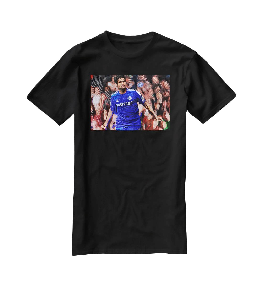 Diego Costa Chelsea T-Shirt - Canvas Art Rocks - 1